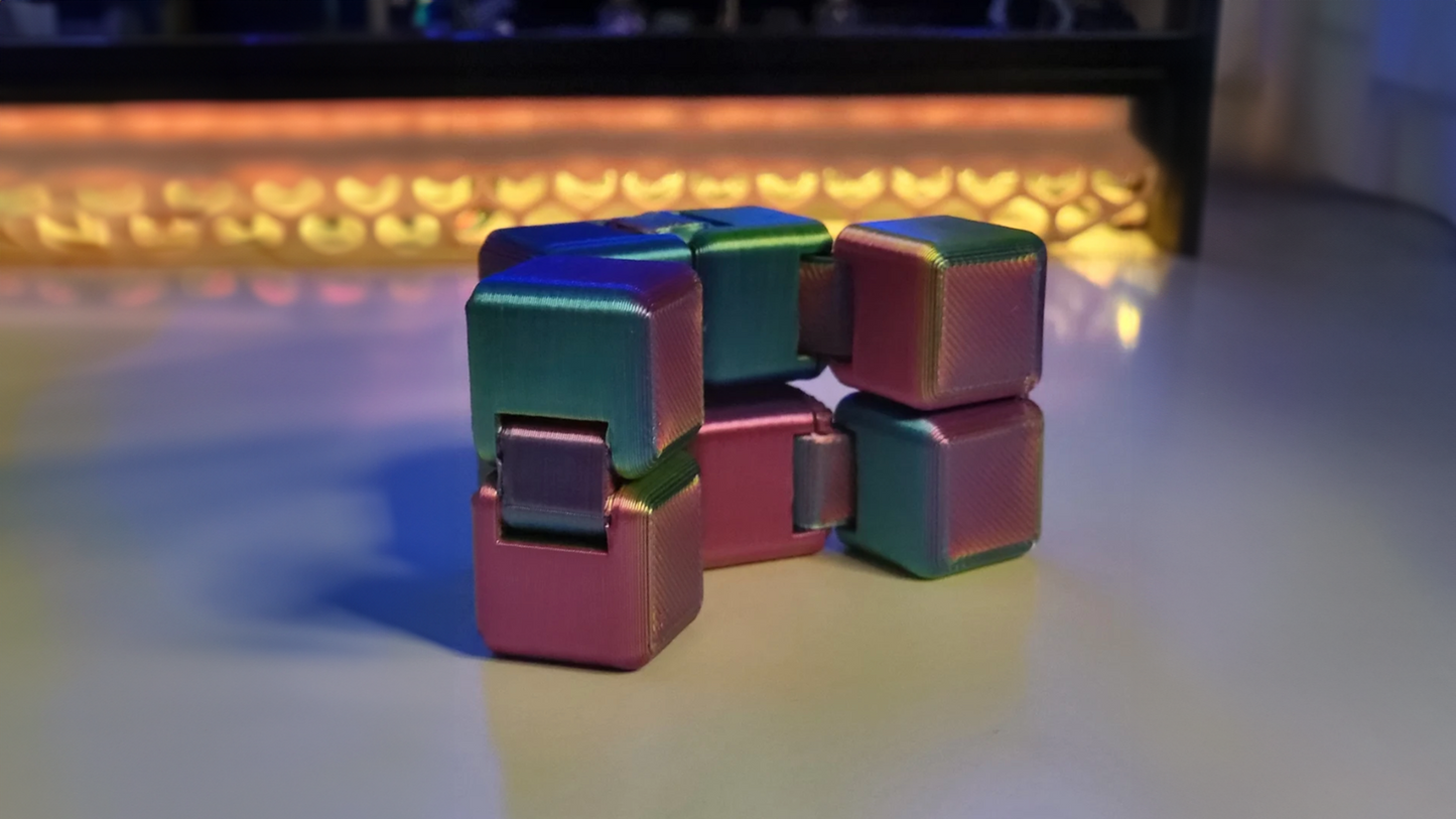 Focus Cube - Stress Reliever Desk Figurine - Sensory