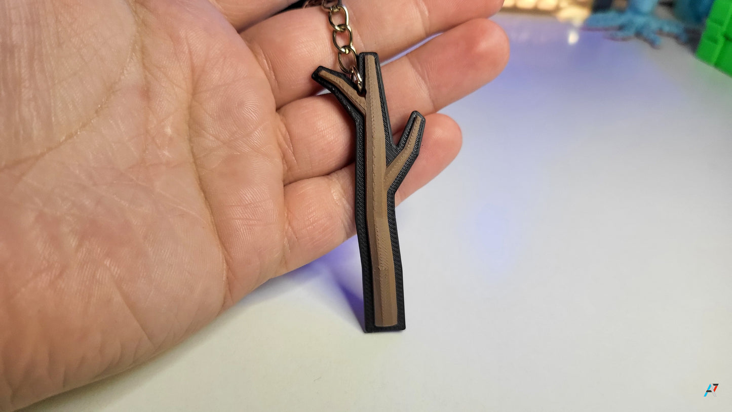 Gorilla Tag - Mod Stick Keychain Cosmetic - Fan Art