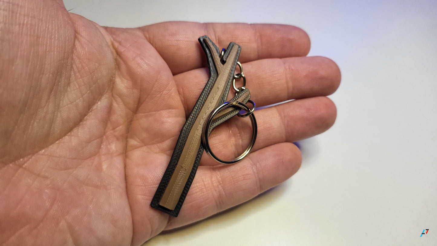 Gorilla Tag - Mod Stick Keychain Cosmetic - Fan Art