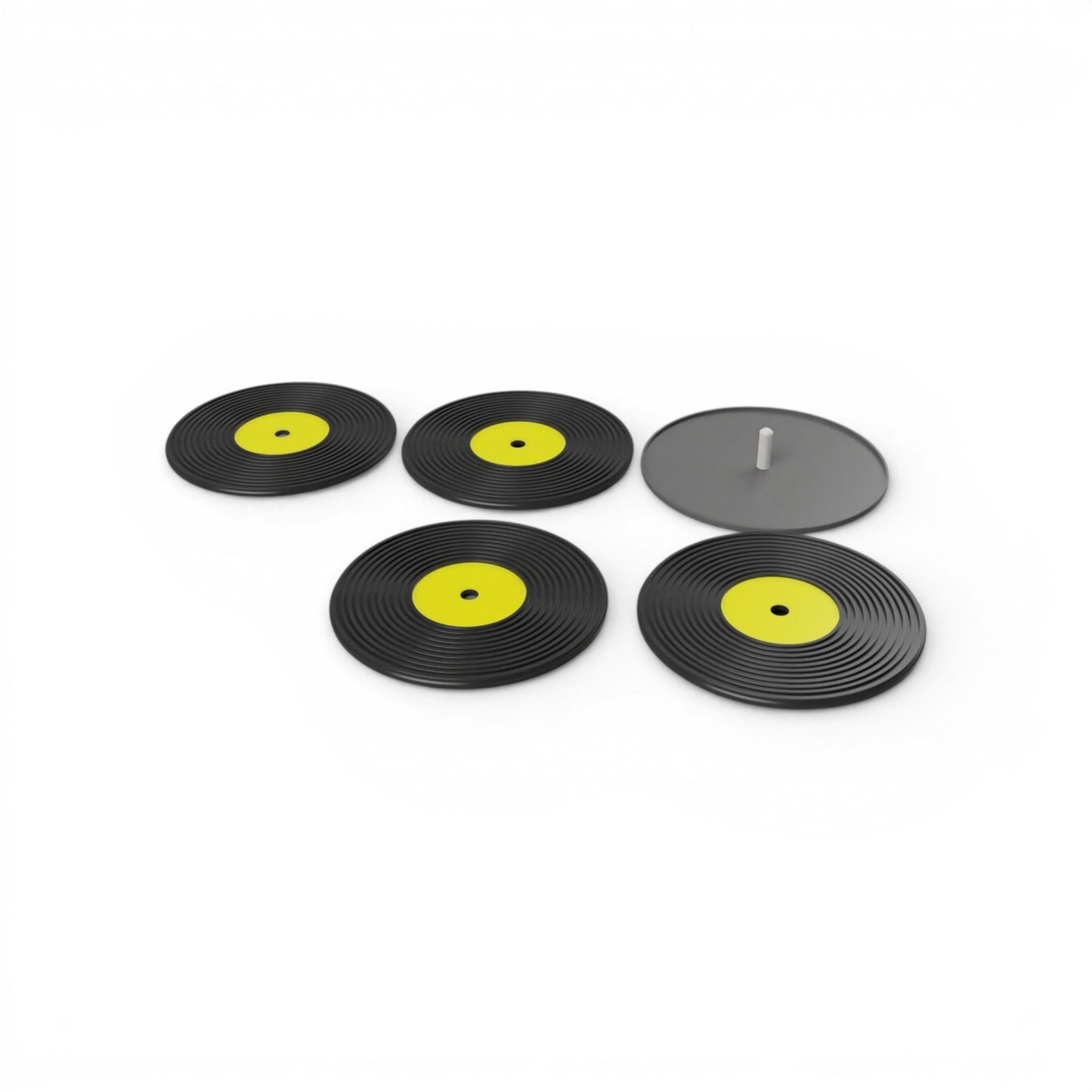 Record Coasters - Set of 4