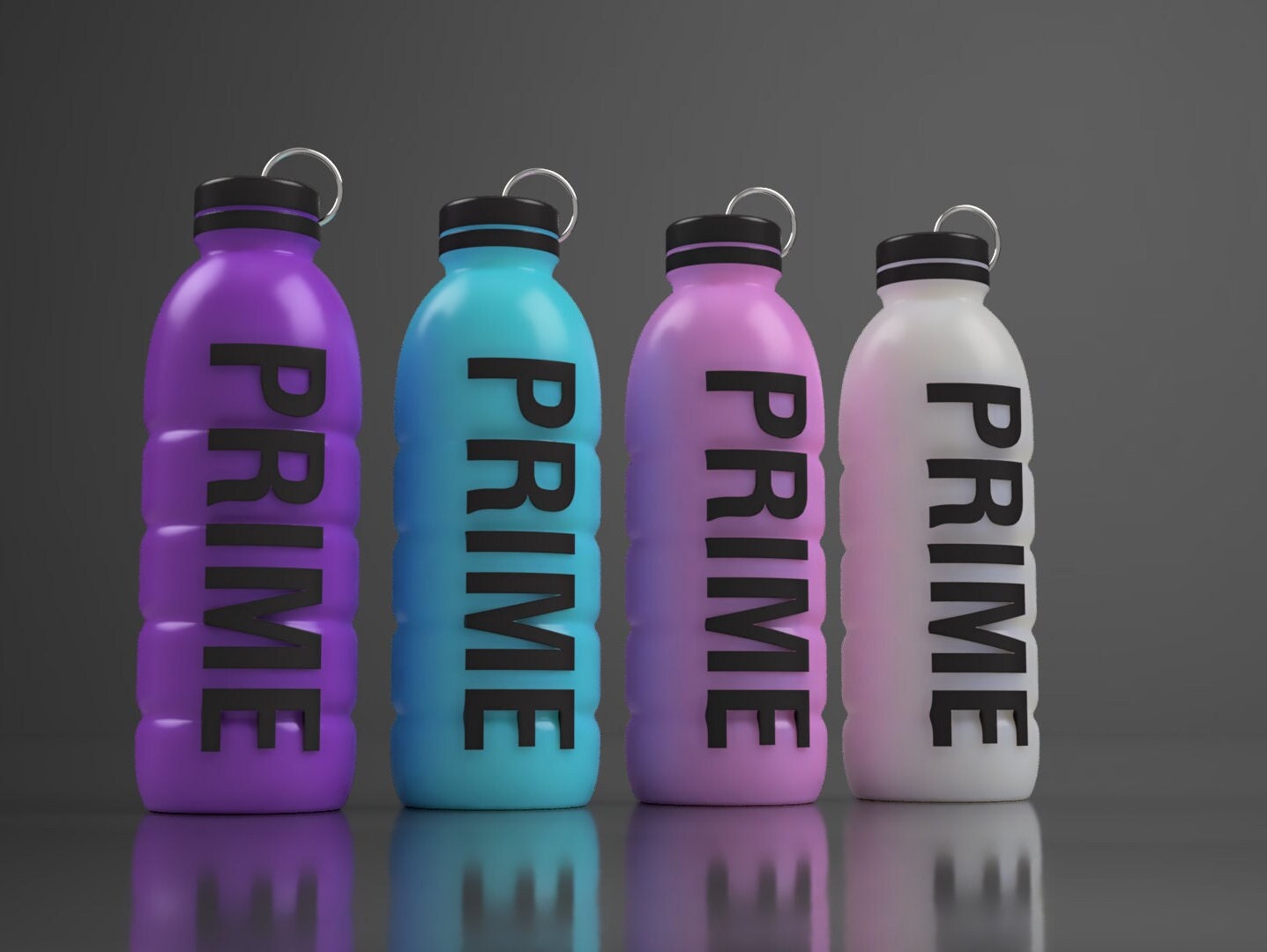 Prime bottle keychain (Physical version)