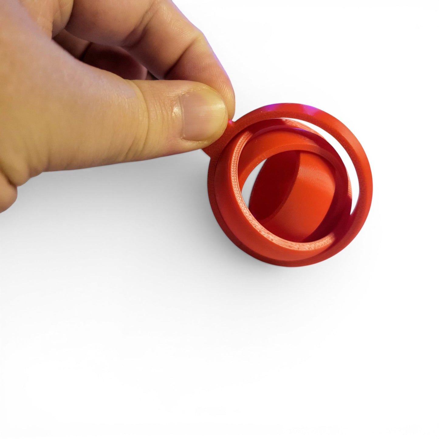 Gyro Keyring Cloud Sensory ASMR Desk Figurine - Stress Relieving  - Gyro Keychain