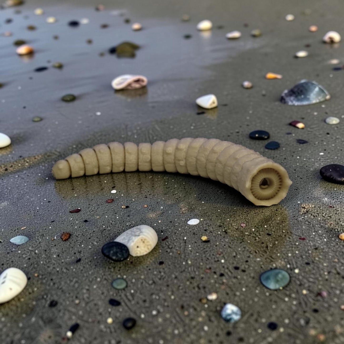 Articulated Sandworm - 3D Flexible Figure Large