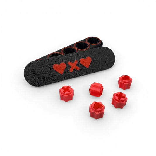 Limited Edition - Valentines Weighted Gonggi - Gong-Gi - (Traditional Korean jacks)
