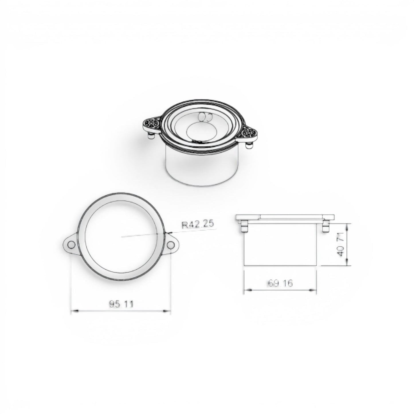 Camper Van RV Fake Speaker Storage