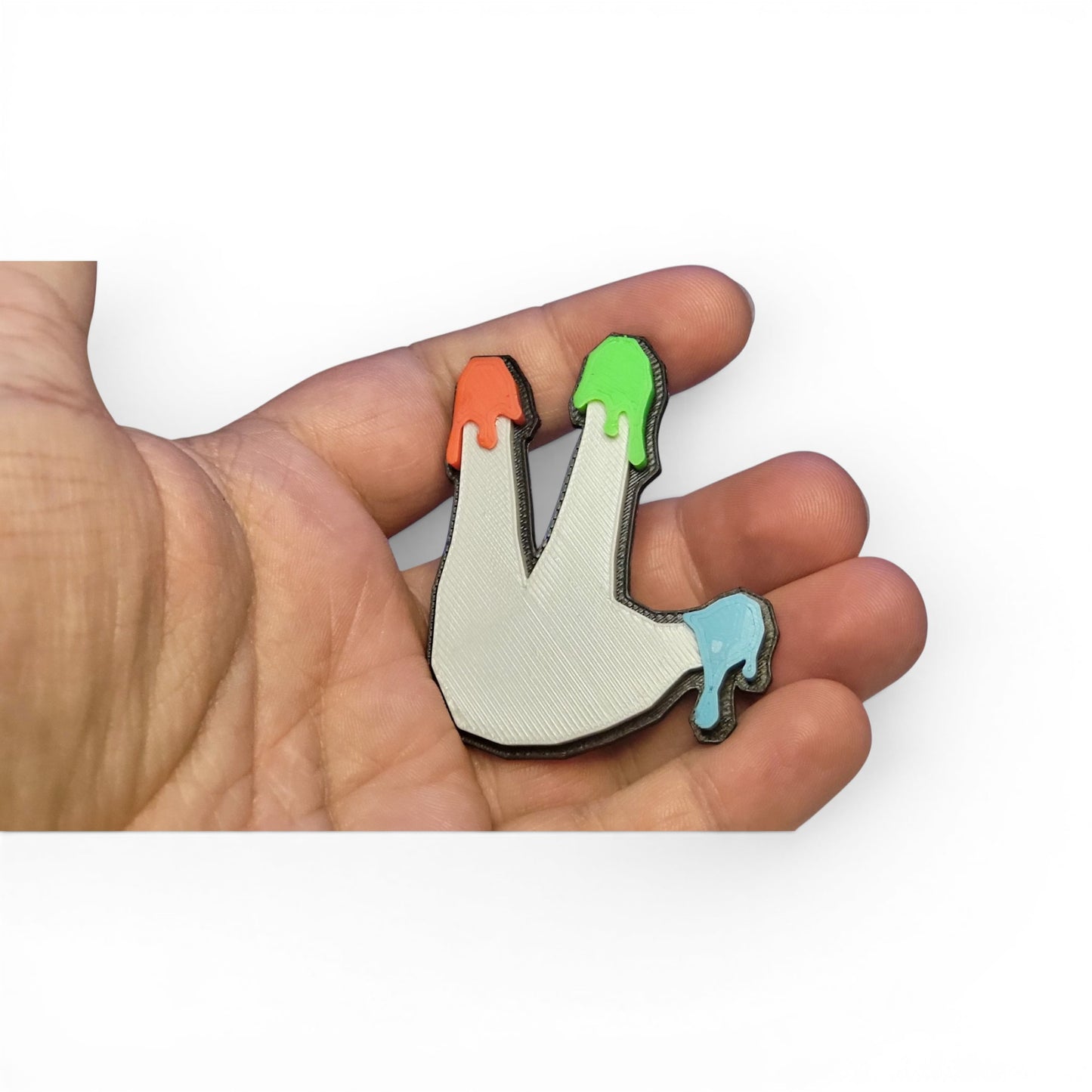 Gorilla Tag - Finger Painter Fridge Magnet - Fan Art