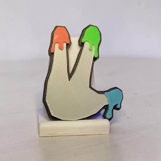 Gorilla Tag - Finger Painter Fridge Magnet - Fan Art