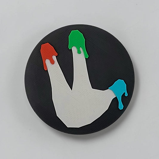 Gorilla Tag - Finger Painter Badge Cosmetic - Fan Art