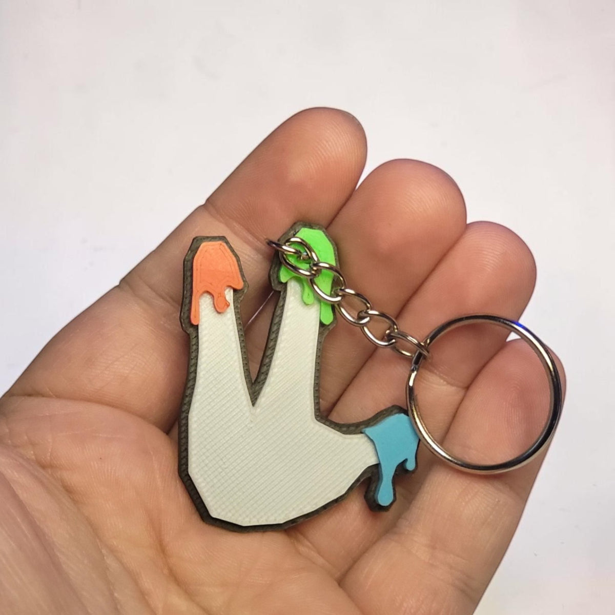 Gorilla Tag - Finger Painter Keychain Cosmetic - Fan Art