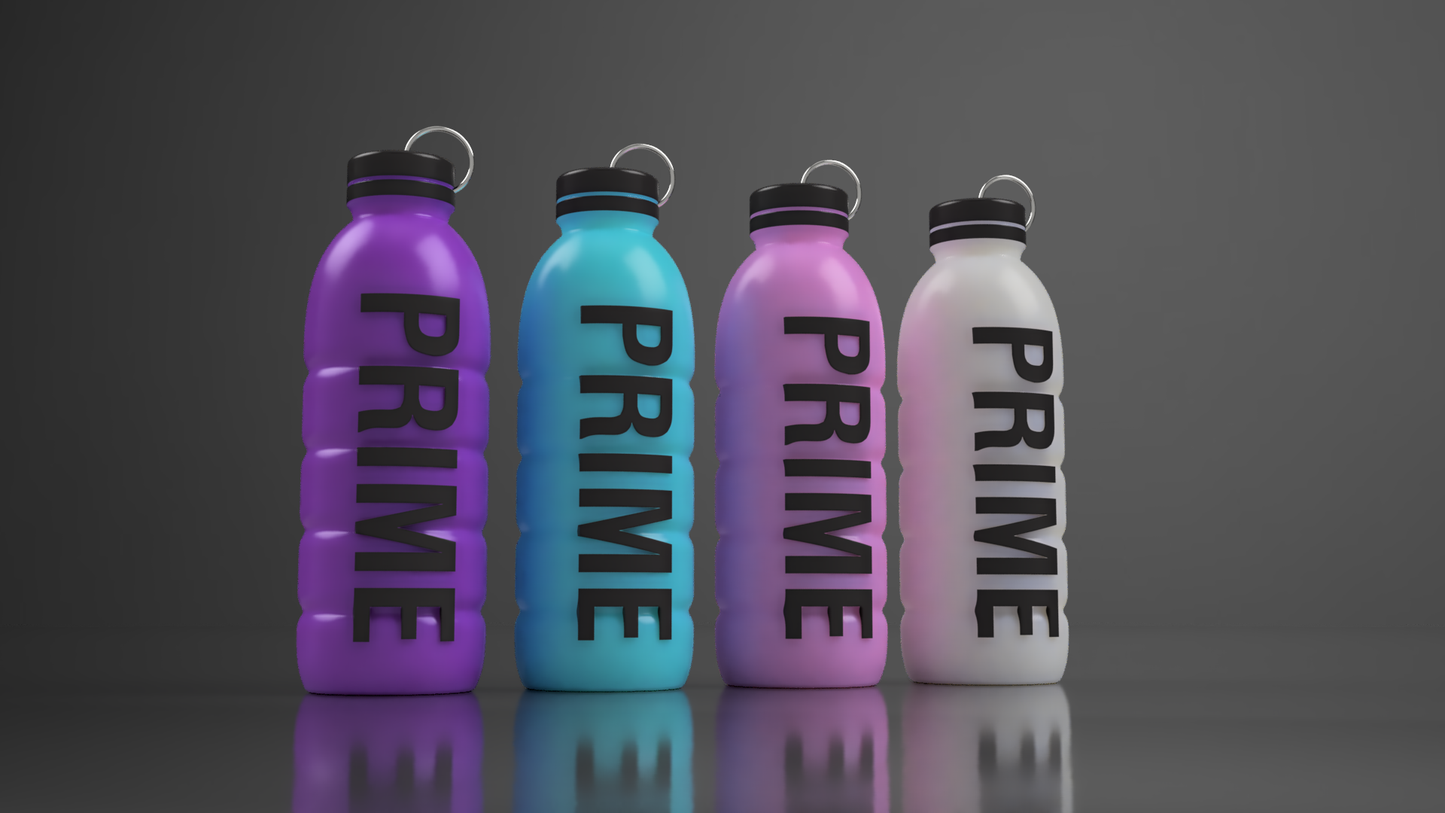 Prime bottle keychain (Digital STL)