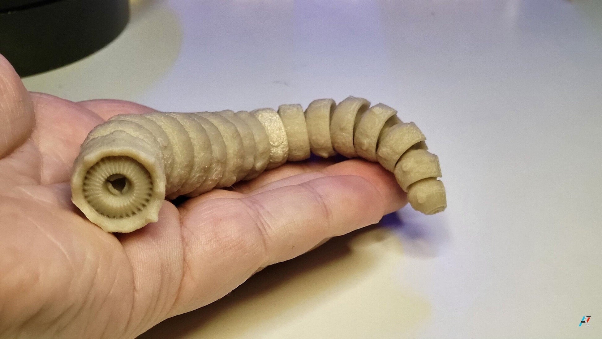 Articulated Dune Sandworm - 3D Flexible Figure