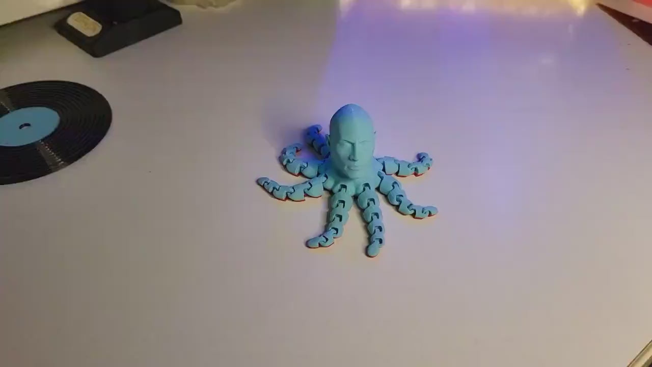 Dwayne Johnson Octopus Fidget Toy - Rocktopus - 2 Color Options